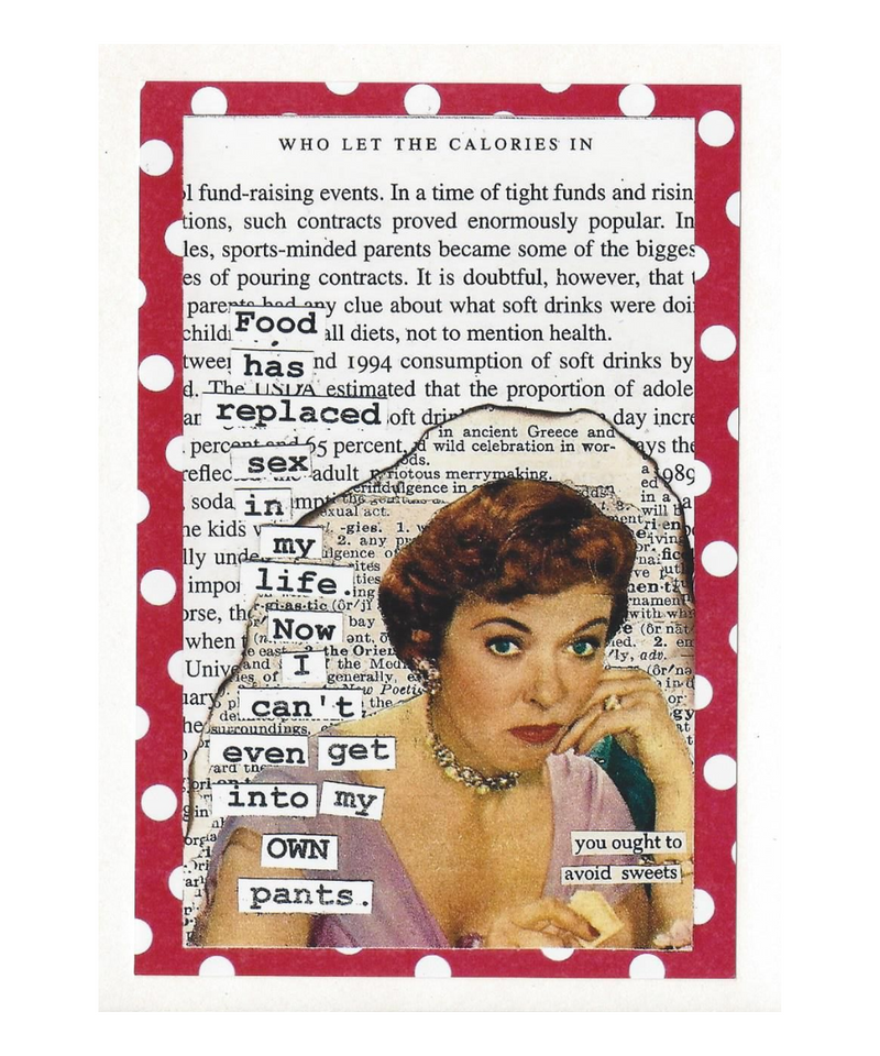 Food Has Replaced Sex Greeting Card