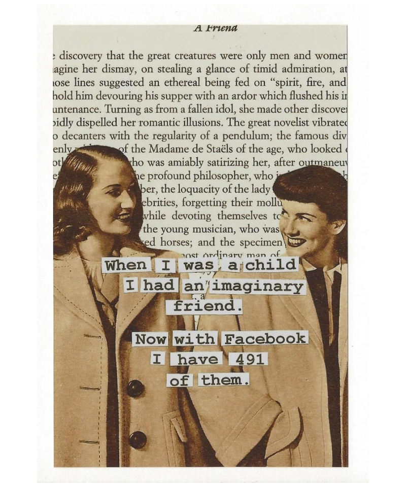 Imaginary Friend Greeting Cards