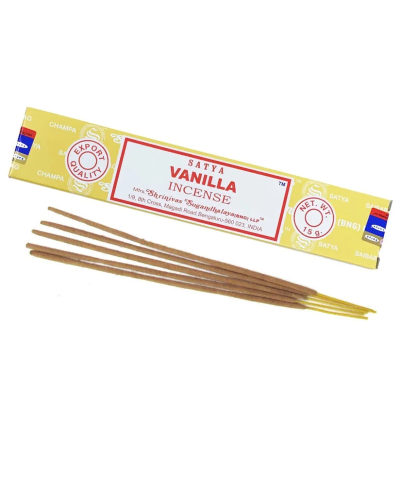 Satya Vanilla 15g Incense Pack