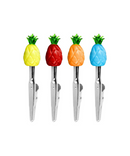 Glass Roach Clip Pineapple