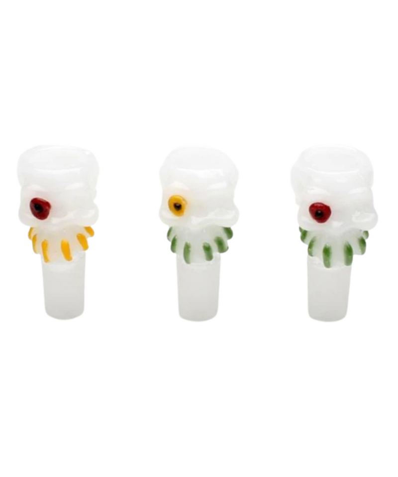19mm White Skull Bong Bowl