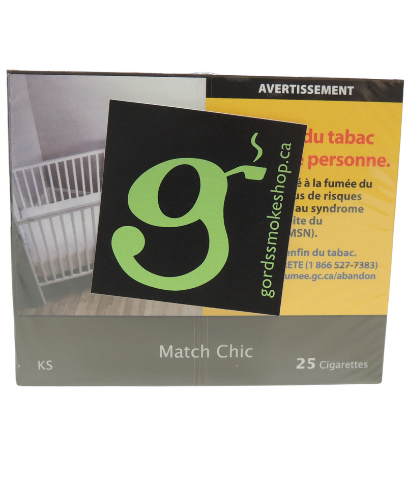 Match Chic King Size Cigarette 25pk