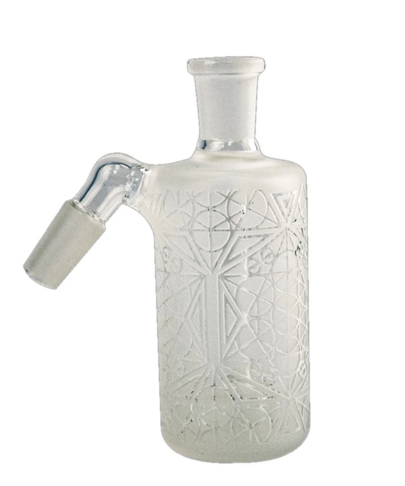 Cheech 14mm 45° Sandblasted Geometric Ash Catcher