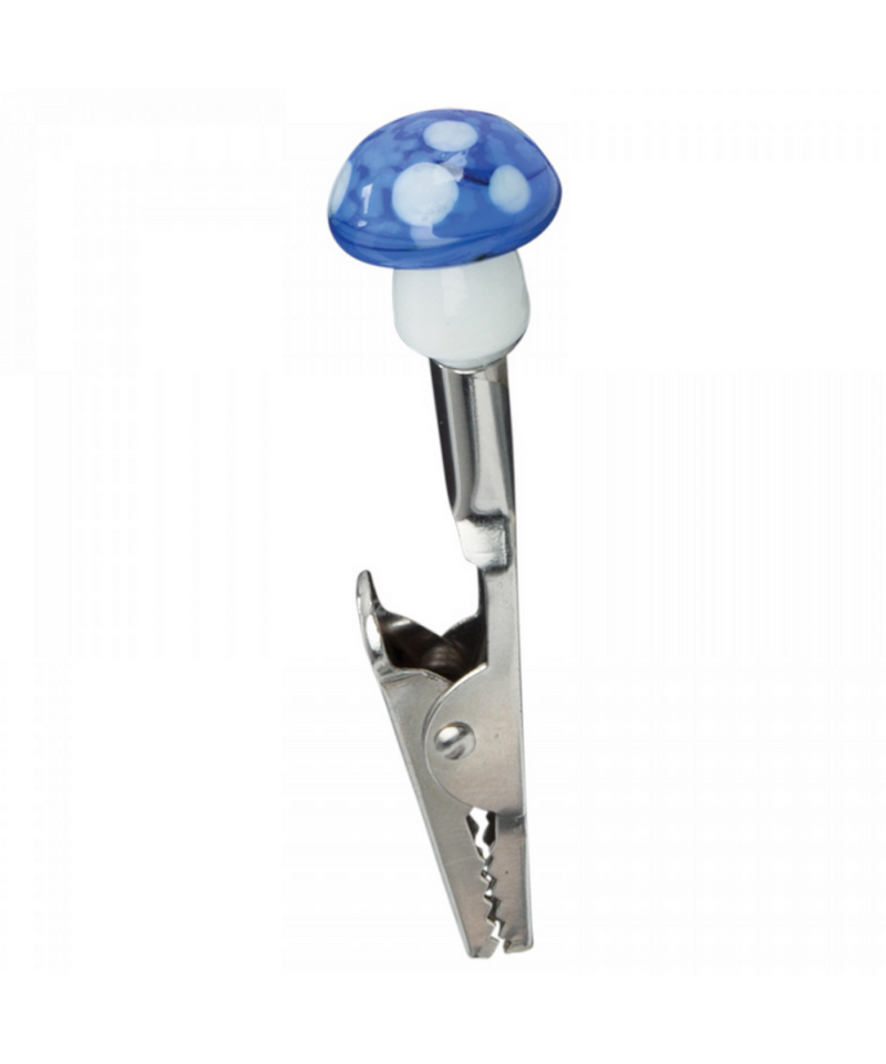 Glass Mushroom Roach Clip