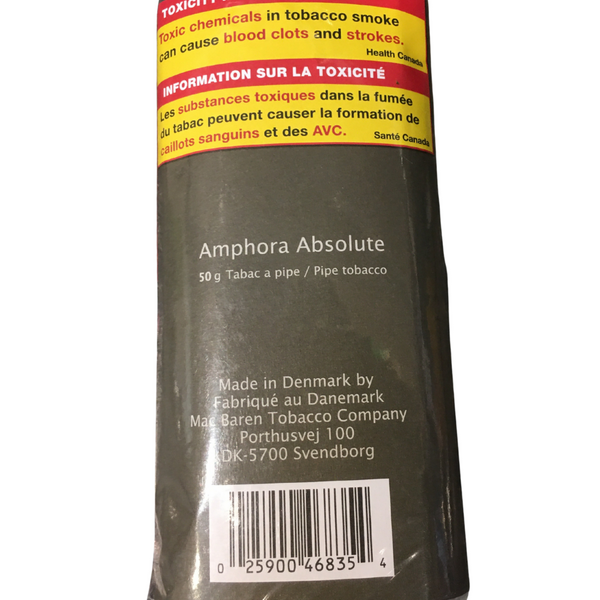 Amphora Absolute Pipe Tobacco 50g – Gord's Smoke Shop