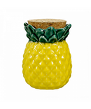 Ceramic Pineapple Stash Jar