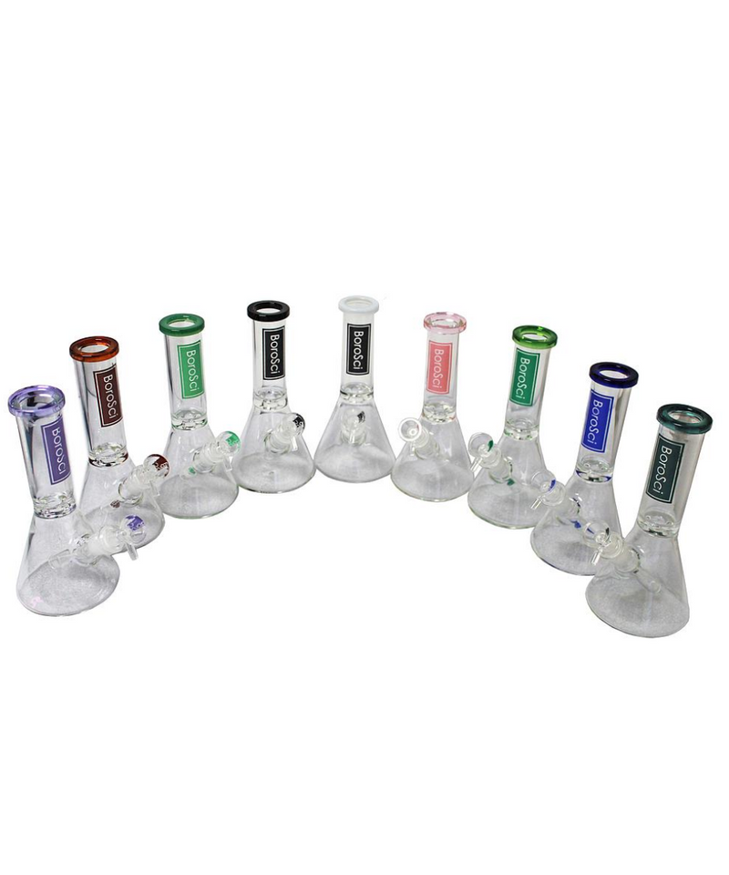 Borosci Glass Plain 8" Beaker Bong