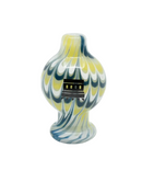 Castle Glass Swirl Directional Bubble Carb Cap