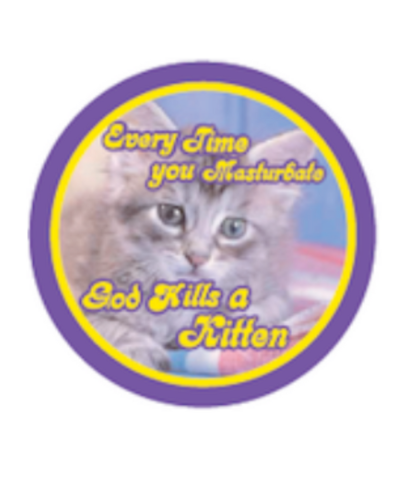 Kitten Masturbate Magnet Large