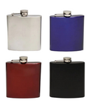 6oz Anodized Steel Flask