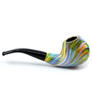Shire Bent Brandy Rainbow Tobacco Pipe