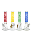Cheech Coloured Sandblasted Beaker Bong