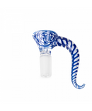 Red Eye Glass 14mm Carnival Cone Bowl