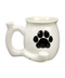Roast & Toast Paw Print Ceramic Mug Pipe