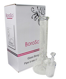 BoroSci 15" Glow In The Dark Bong With Ash Catcher