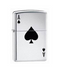 Zippo Lighter Lucky Ace High Polished Chrome