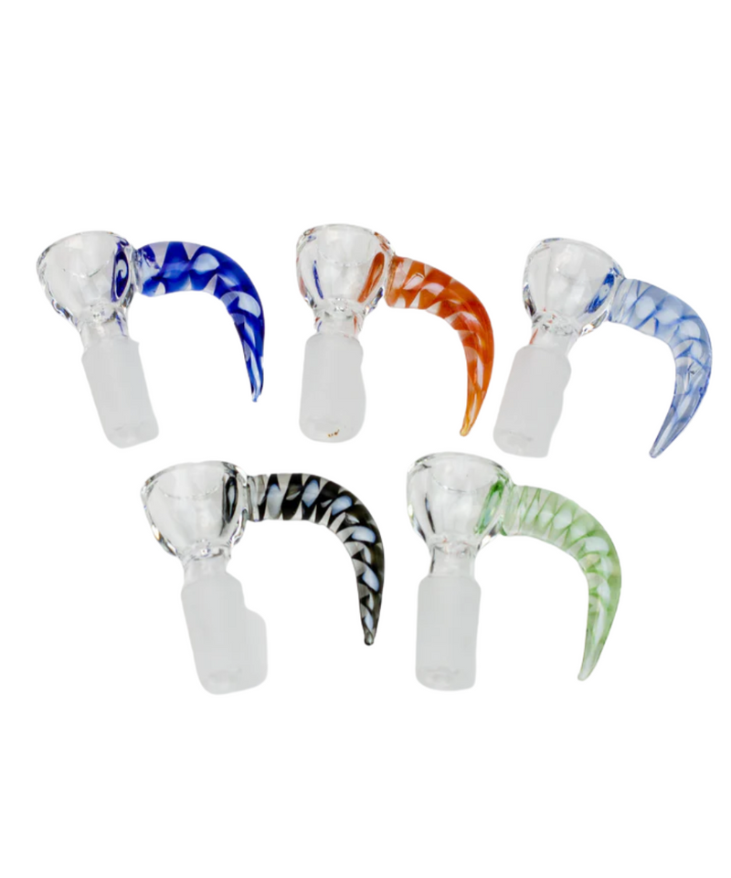 14mm Thick Bowl With Striped Horn Handle