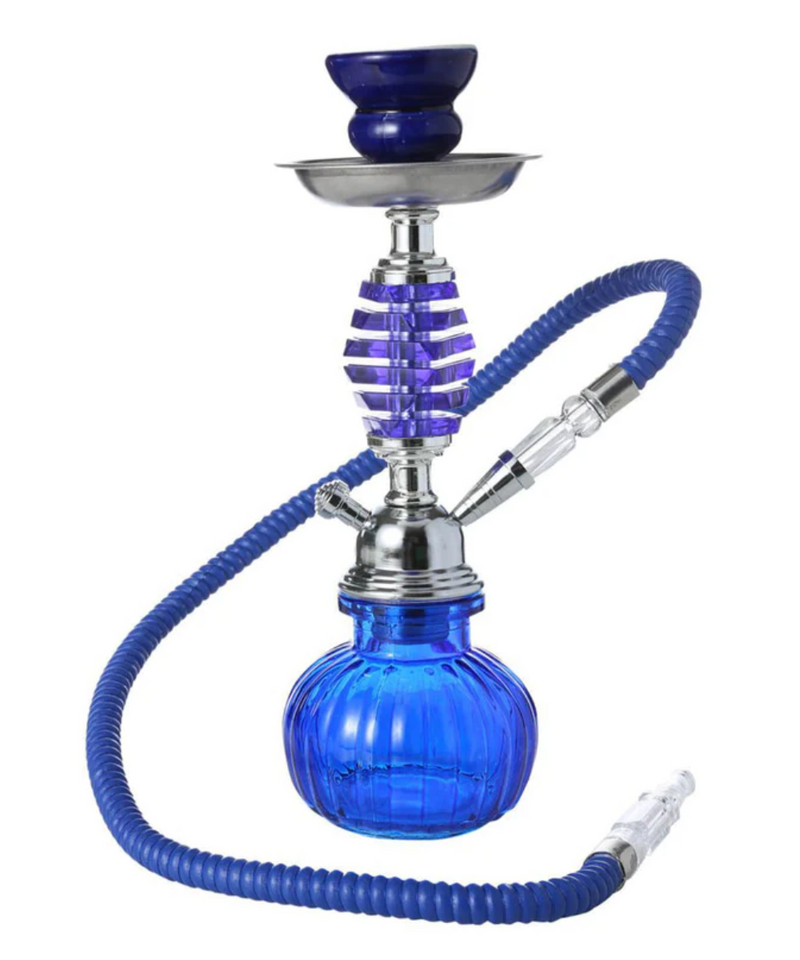 10" One Hose Blue Hookah