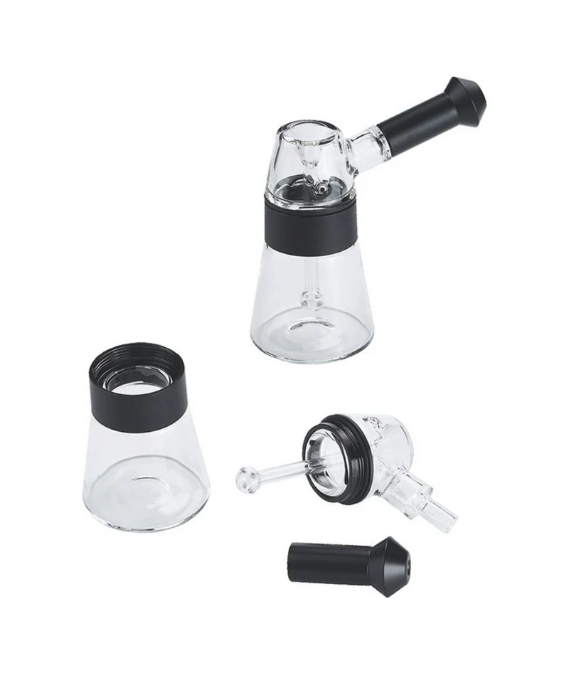 Metal Wrapped Glass Lantern Bubbler