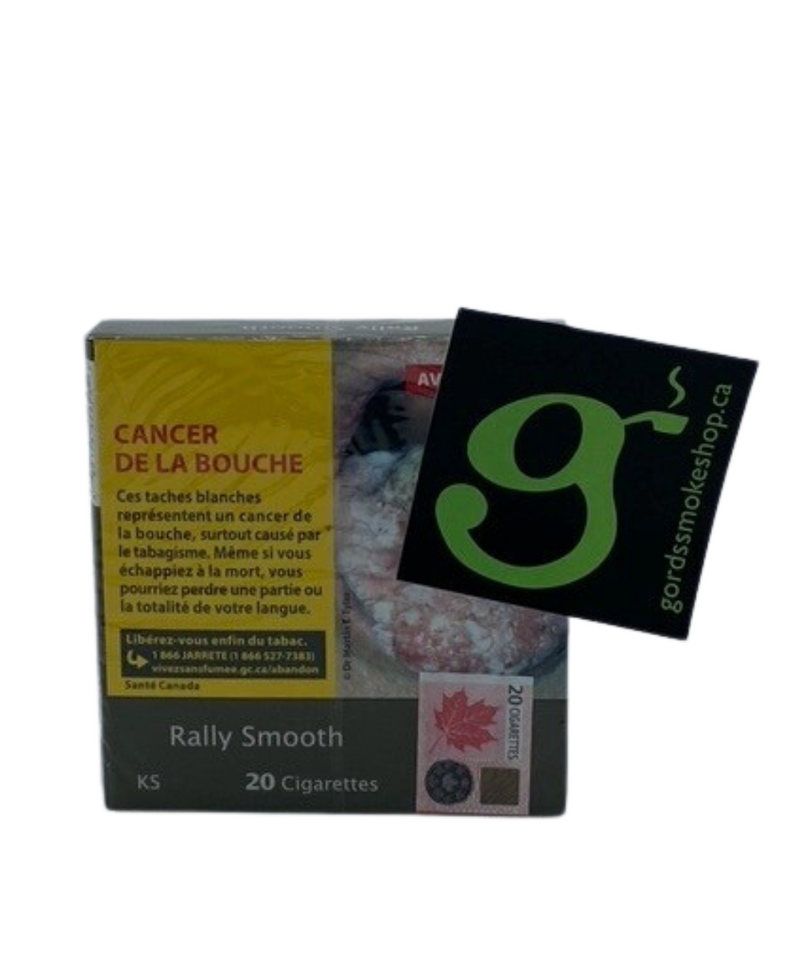 Rally Smooth King Size Cigarettes 20 Pack