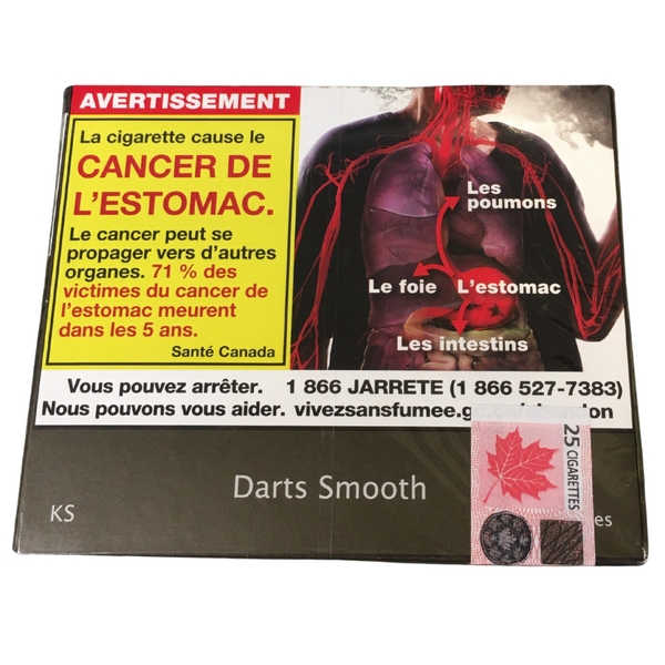 pack of darts cigarettes Darts Smooth King Size Cigarettes 25 Pack – Gord's Smoke Shop