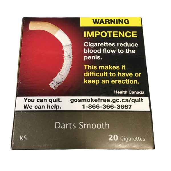 Darts Smooth King Size Cigarettes 20 Pack