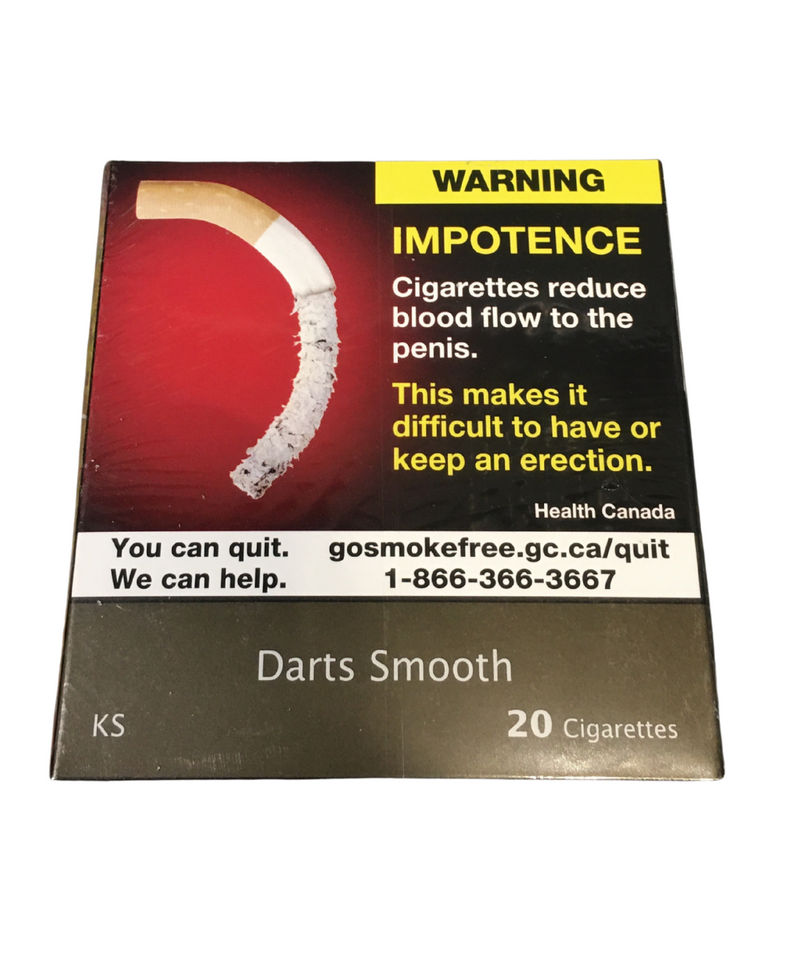 Darts Smooth King Size Cigarettes 20 Pack