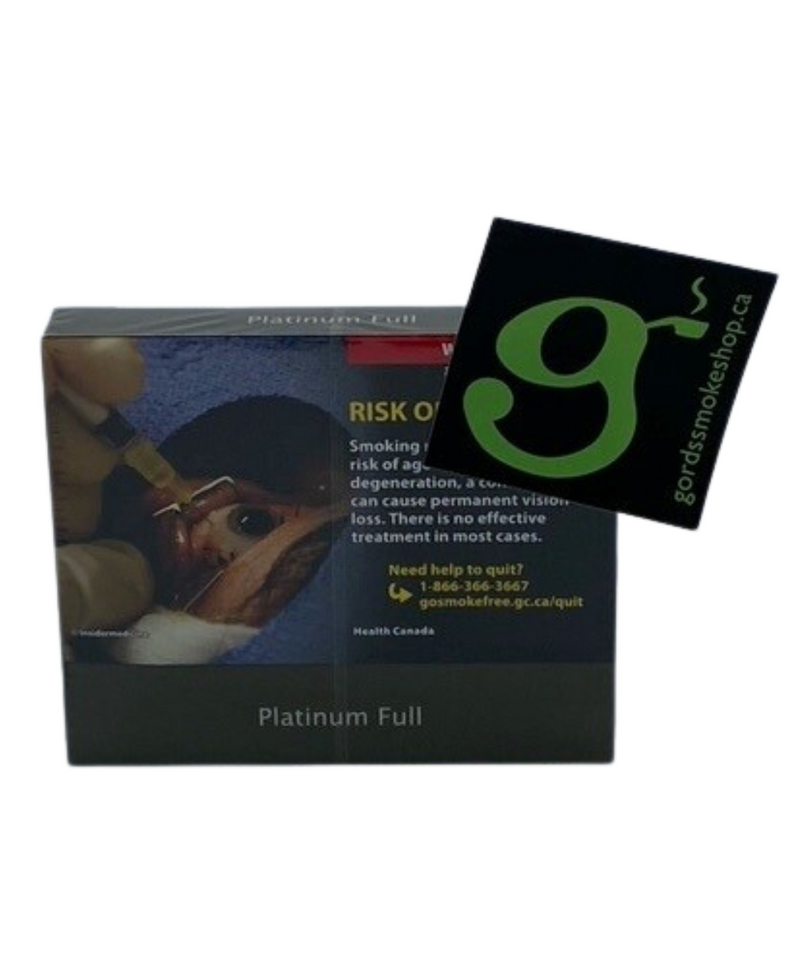 Platinum Full King Size Cigarettes 25 Pack
