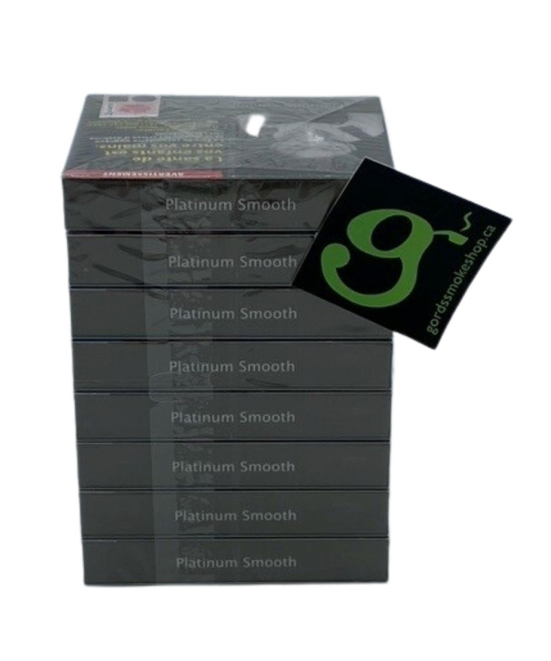 Platinum Smooth King Size Cigarettes Carton 25pk