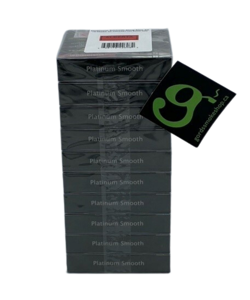 Platinum Smooth King Size Cigarettes Carton 20pk