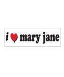 I <3 Mary Jane Sticker