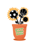 Grow Some Balls Sticker