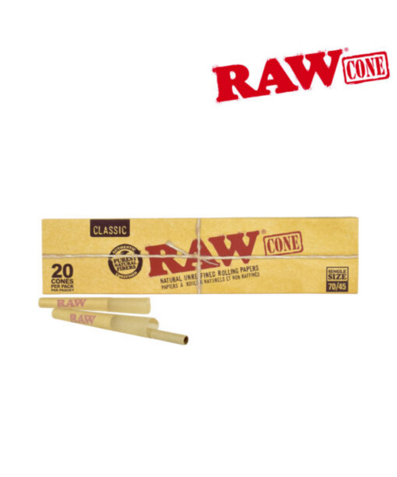 Raw Pre-Rolled Cones 70/45mm