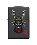 Samurai In Helmet Design Zippo Lighter