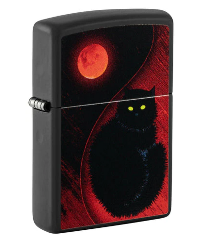 Black Cat Zippo Lighter