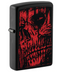 Red Skull Design Zippo Lighter