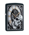 Skull Clock Zippo Lighter