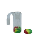 14mm Male To Female 90° Reclaimer With Silicone Container