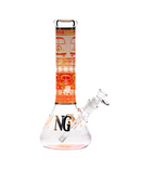 Nice Glass 12" 7mm Thick Peace Van Beaker Bong