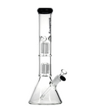 Blueberry 15" Double Tree Perc Glass Bong