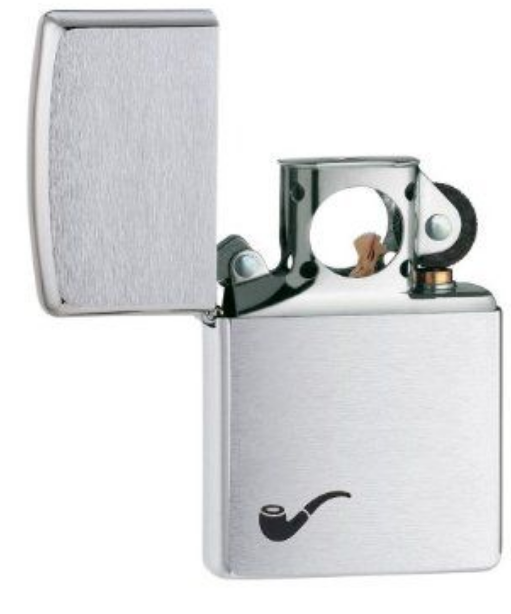 Zippo Brushed Finish Pipe Lighter | Gord's Smoke Shop
