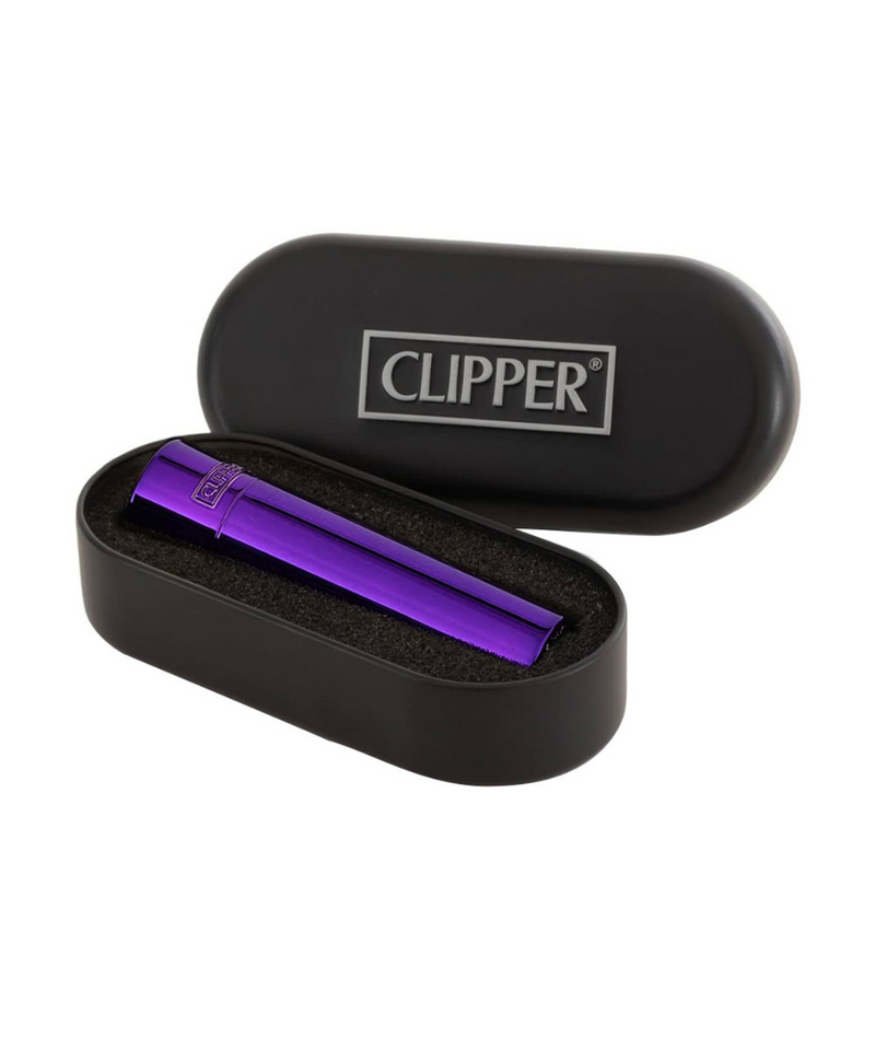 Purple Rain Metal Clipper Lighter