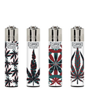 Neon Leaves Clipper Lighter