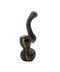 6" Rasta Stripe Glass Bubbler