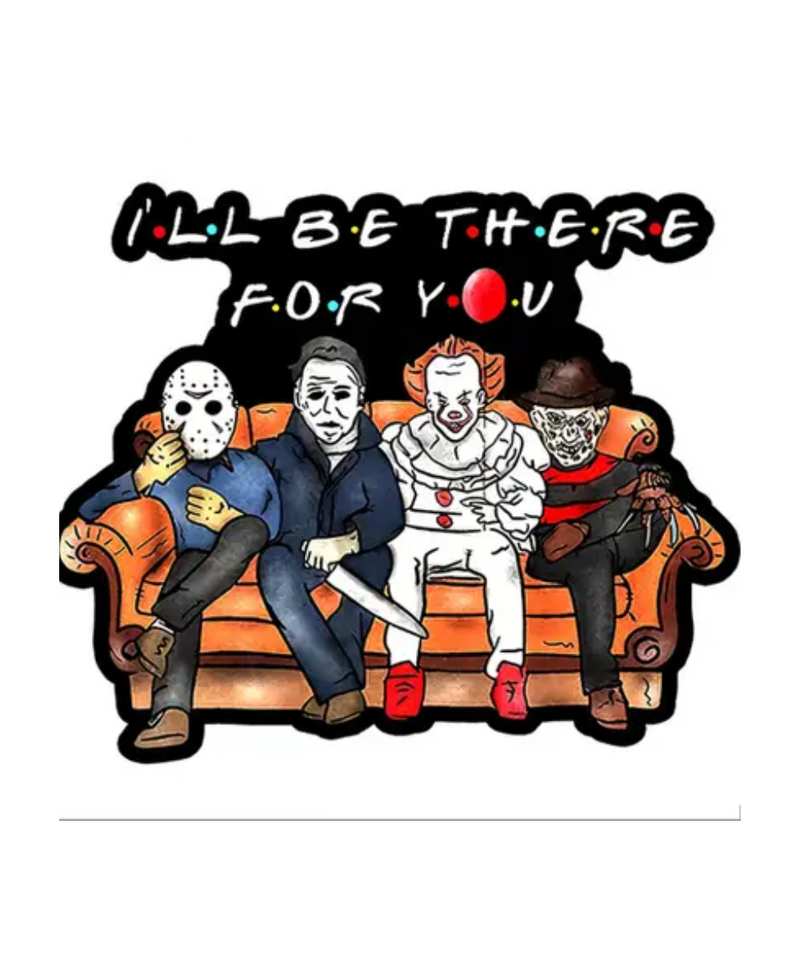 Halloween Horror Friends Vinyl Sticker