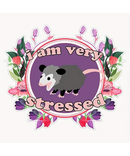 I Am Very Stressed Vinyl Sticker