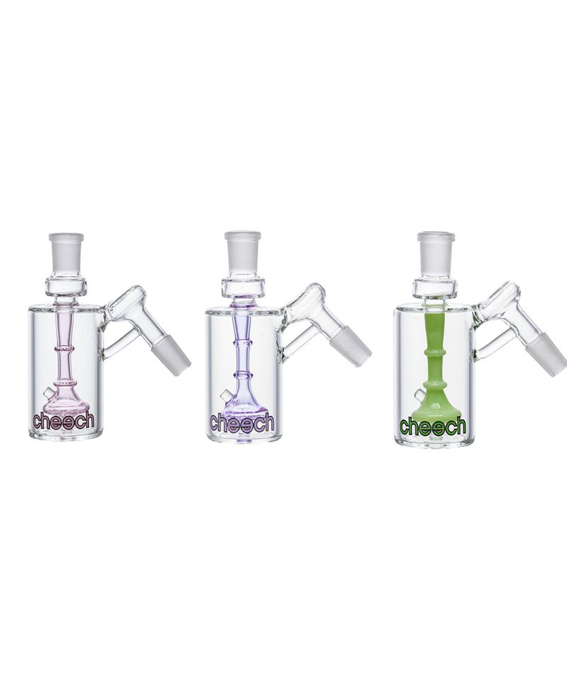 Cheech Glass 14mm 45° Mini Bong Perc Ash Catcher