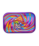 Rainbow Mushroom Medium Metal Rolling Tray