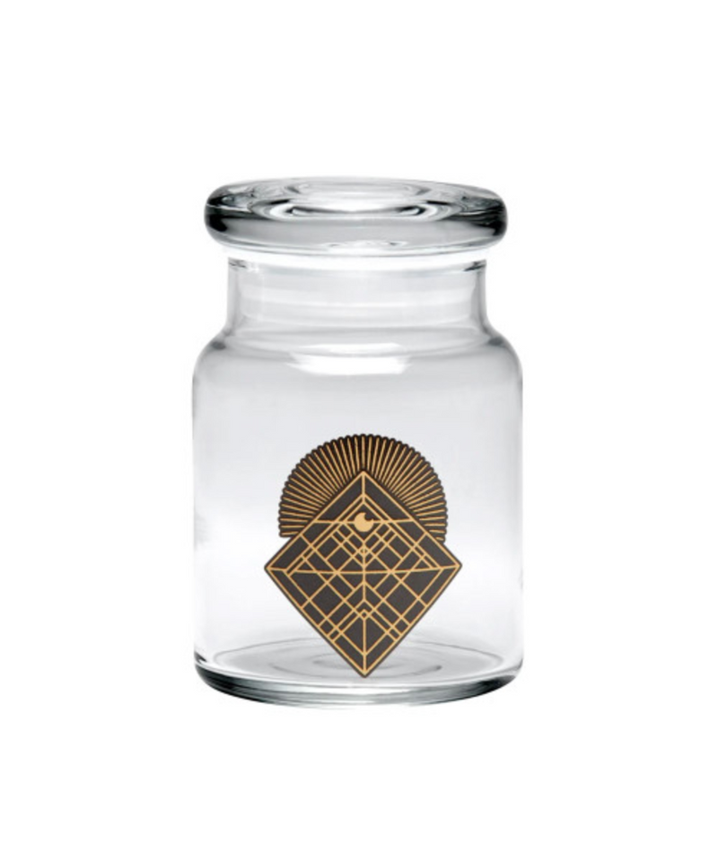 420 Science Small Pop Top Diamond Intersect Jar