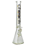 Cheech Glass 18" 7mm Thick Gold Logo Beaker Bong